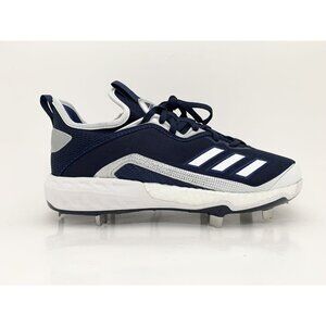 Adidas Mens Icon 6 Baseball Metal Cleats Navy Blue White FV9343 Size 7.5